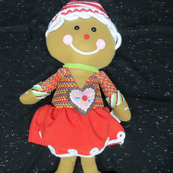 Christmas Plush Gingerbread Couple - Picture 7 of 10